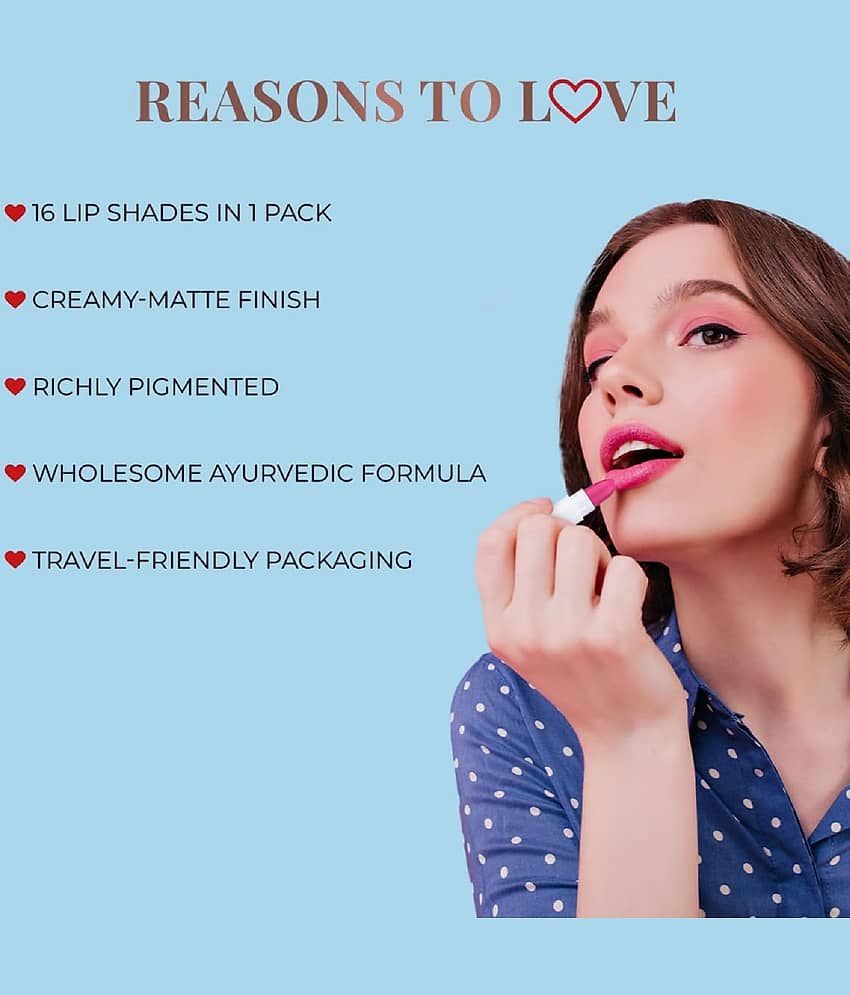 Play Run Multi color Matte Lipstick (Set of 12) view 2