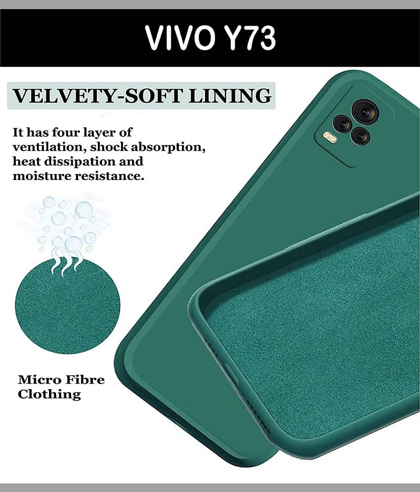 ZAMN - Plain Cases Compatible For Silicon Vivo Y73 ( Pack of 1 ) view 2