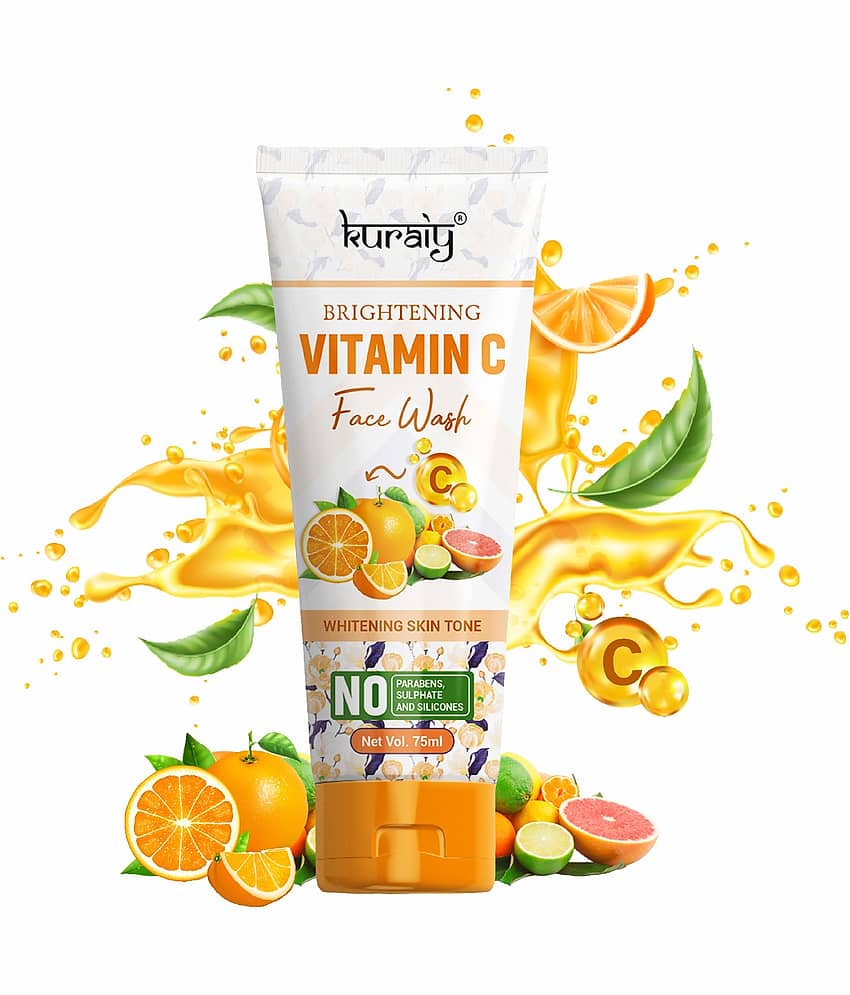 KURAIY Vitamin C Facial Cleanser Fade Dark Circles Eye Crea Facial Skin Care Pack Of 3 view 2