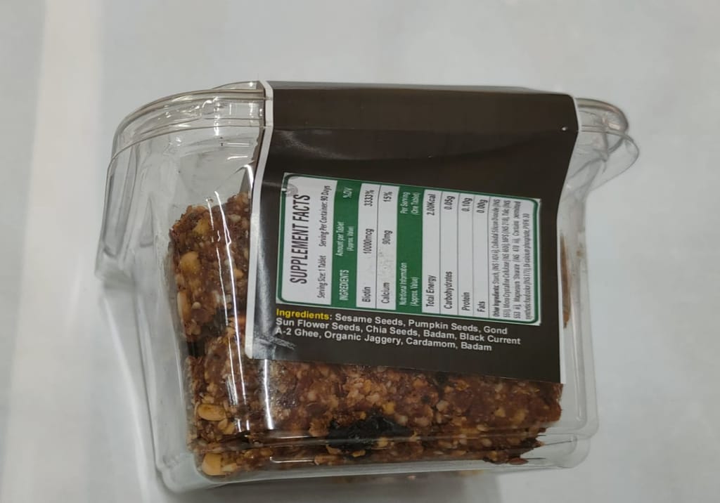 QI Biotin Protein & Iron rich Ladoo view 2