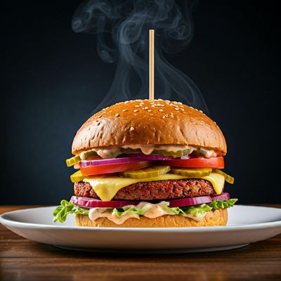 Veg King Size Burger