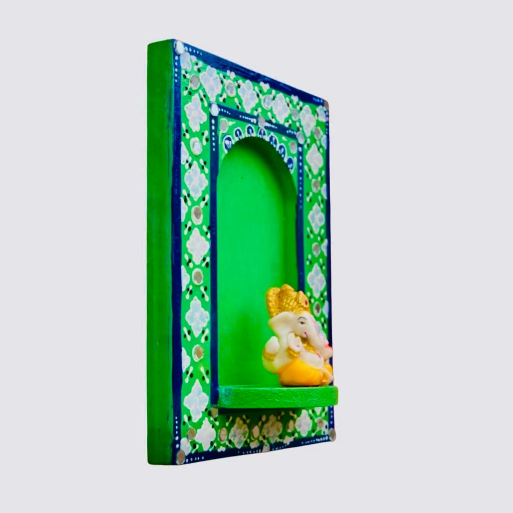 Wooden Wall Temple Home Decor view 2