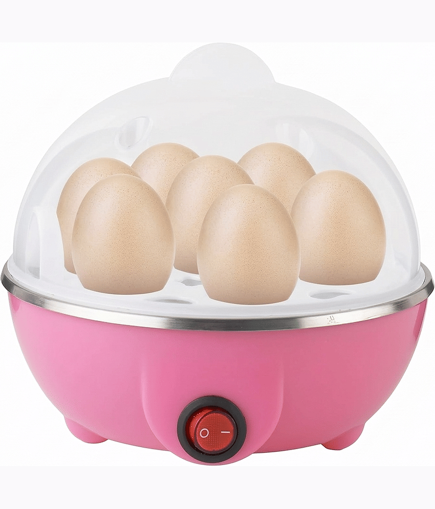 Electric Egg Boiler, Egg Poacher for Steaming, Cooking, Boiling & Frying, Egg Cooker (Blue, Multicolor, 7 Eggs)