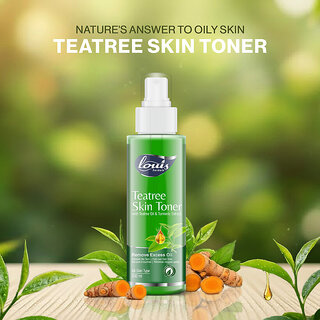 Louis Herbal Teatree Skin Toner With Teatree Oil Turmeric Extract