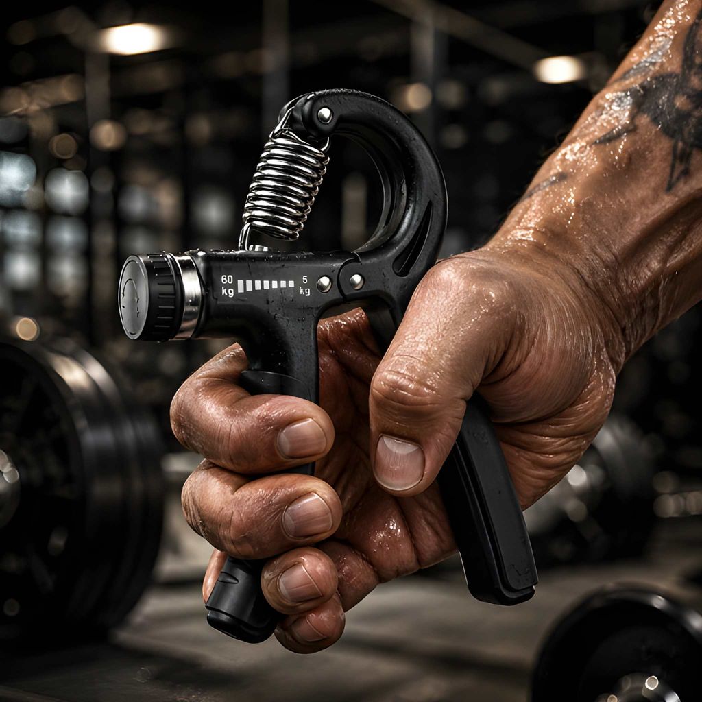 Adjustable Hand Grip Strengthener 5–60 KG Resistance | Heavy Duty Hand Gripper for Grip Strength, Wrist, Finger & Forearm Exercise | Fitness Hand Exerciser for Men & Women (Original Quality) view 2