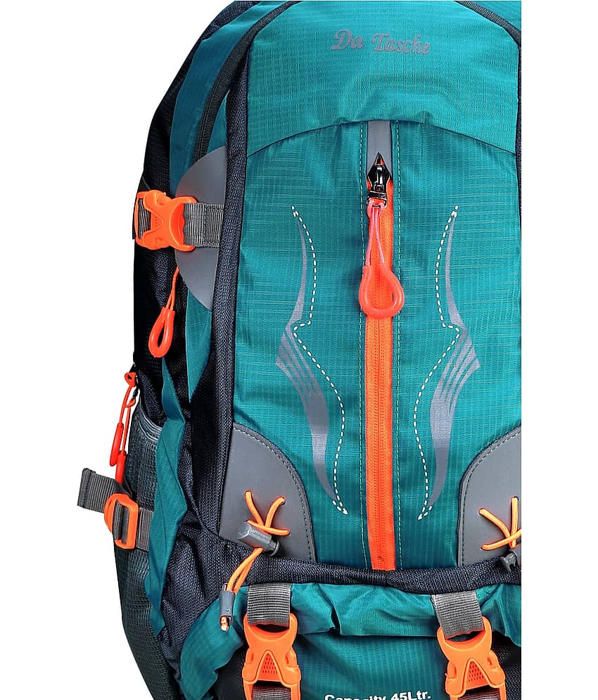 Da Tasche - Green Polyester Backpack ( 45 Ltrs ) view 2