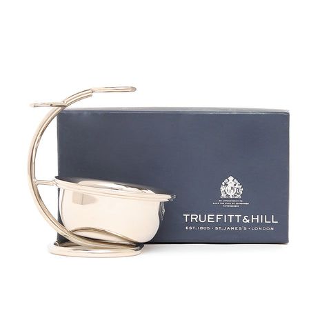Truefitt & Hill Razor and Brush Stand with Bowl Chrome 1 Piece