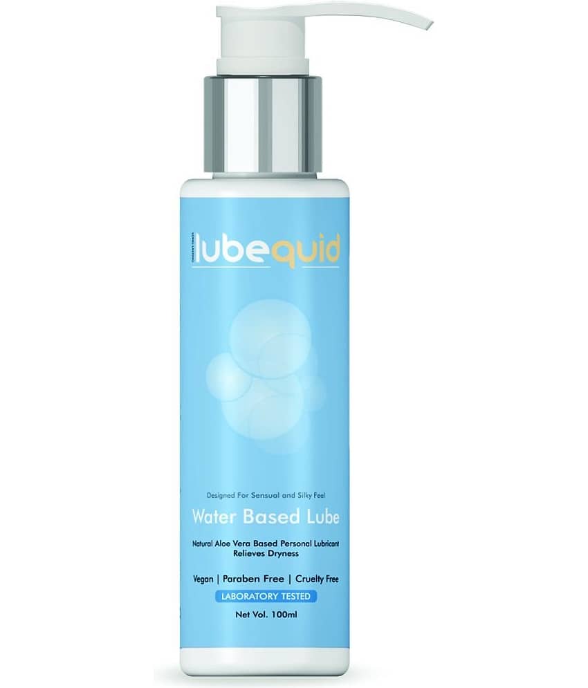 Lubequid Water-Based Personal Lubricant, 100 ML Bottle- 2 in 1 Lubricant & massage Gel for Men and Women ~ Water Based Lube ~ Skin Friendly, Silicone and Paraben Free, Unflavoured