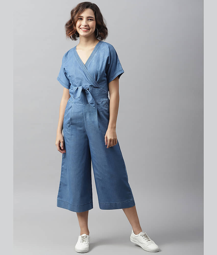 StyleStone Blue Denim Jumpsuit - Single