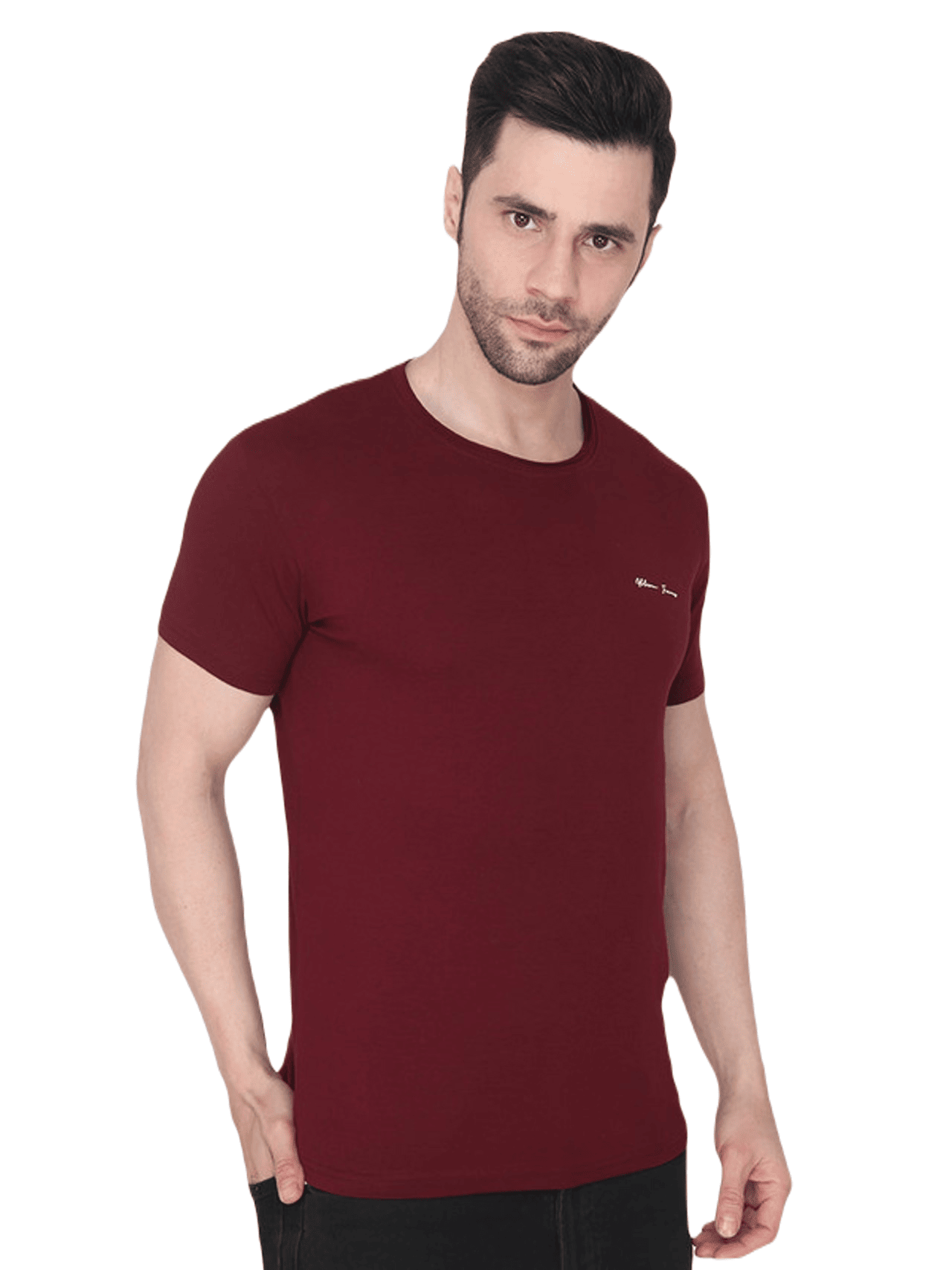 Albion Mens K.Devraj Coffee T-Shirt view 2