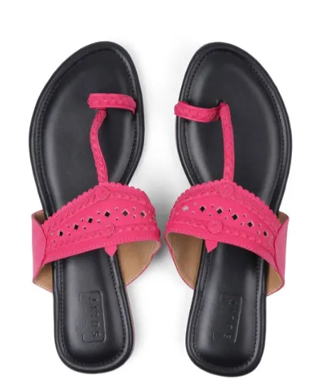 SulitWomen Colourblocked One Toe Flats view 2