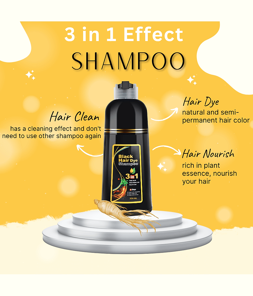 Smartdrops Natural Root Touch Ups Hair Color 300 mL Black view 2