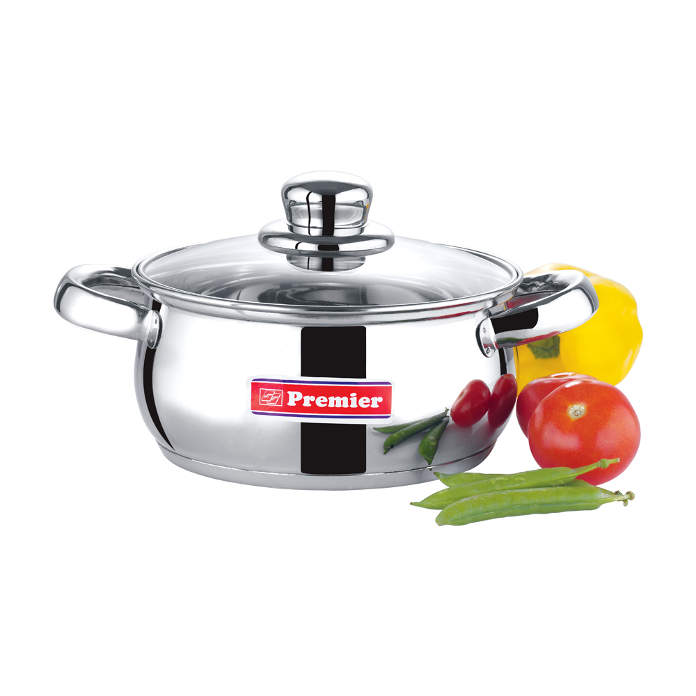 Premier Stainless Steel Sandwich Bottom Cook and Look - 16 cm view 2