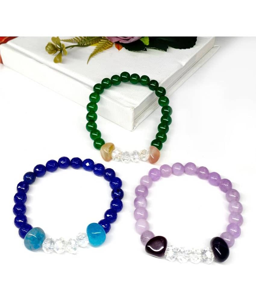 DAIVYA WELLNESS - Multicolor Bracelet ( Pack of 3 ) view 2