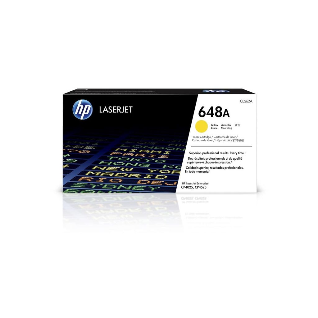 HP 648A Yellow Original LaserJet Toner Cartridge (CE262A) view 2