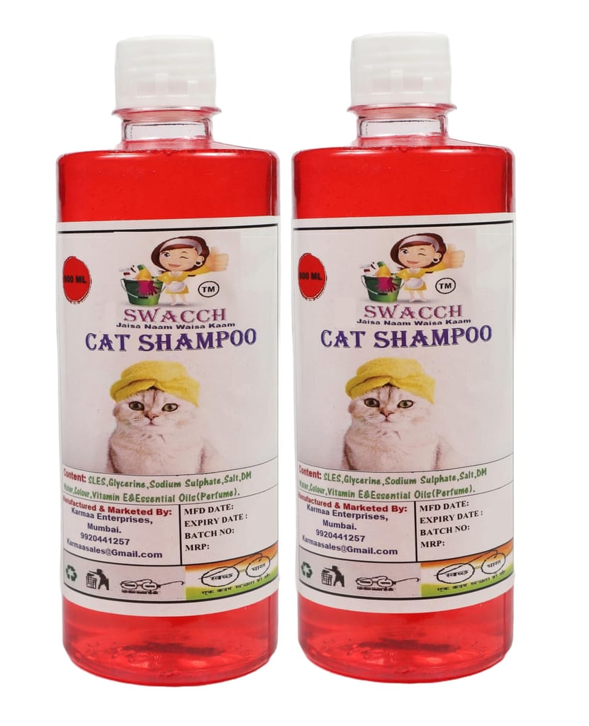 SWACCH CAT Shampoo (500ML) (Pack of 2) Jasmine view 2
