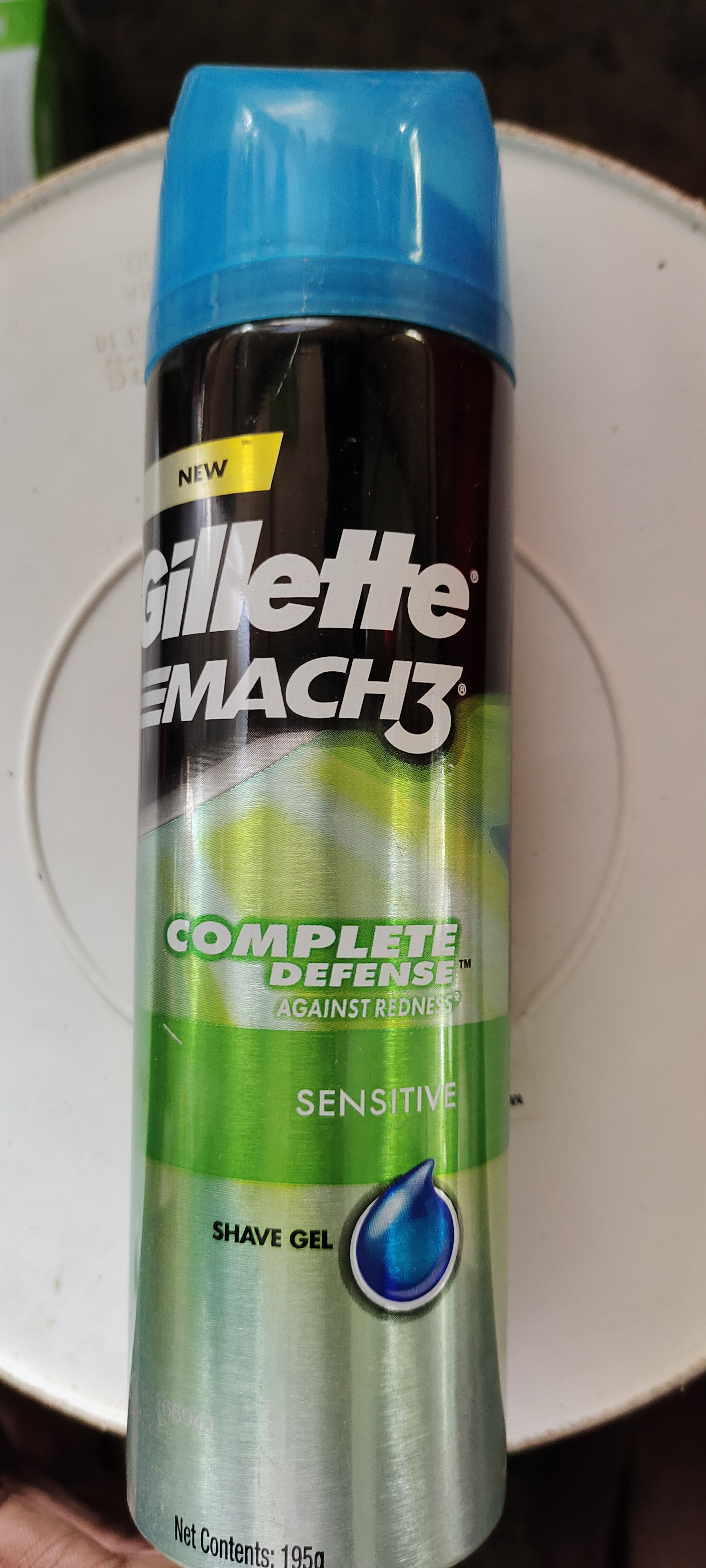 Gillette mach 3 sensitive shave gel
