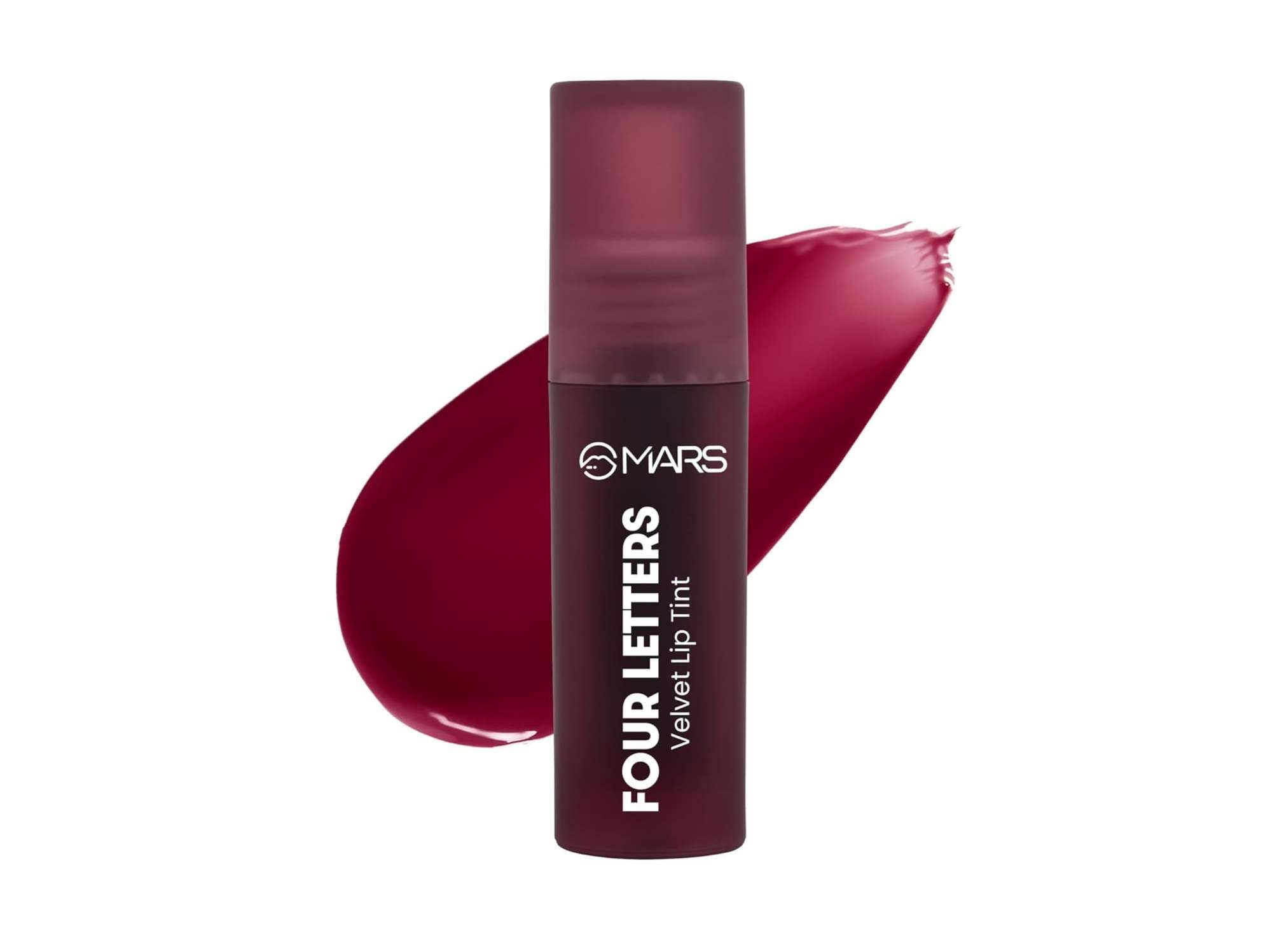 MARS Love Track Velvet Lip Tint, Velvet Matte Finish, Non-Sticky & Lightweight, Highly Pigmented, Comfortable Wear - (2.8ml) - 04-FOUR LETTER view 2