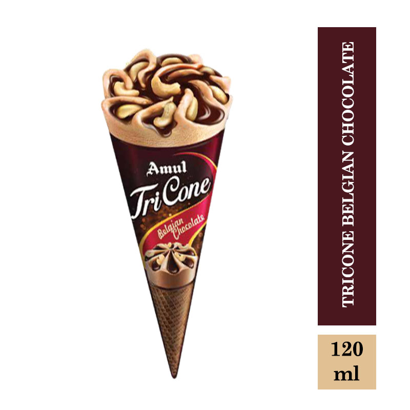 Amul Tricone Choclate Ice-Crem 120Ml