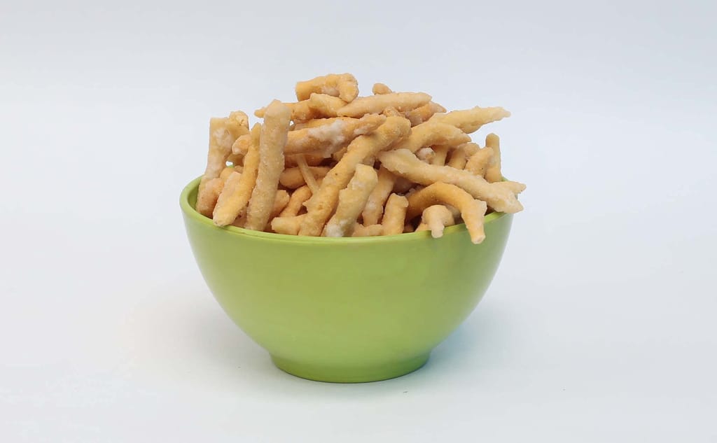 CRUNCHIZZ MADHURASEVA I Sweet Sev, Crunchy, Authentic Kerala Snack I No Artificial Additives I Perfect Tea-Time Bites I Pack of One (200 Grams) view 2