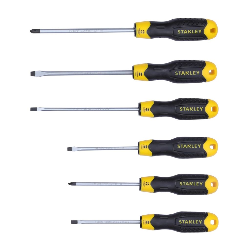 Stanley Screwdriver Set 6Pc Cushion Grip Set -Carded STHT65242-8 view 2