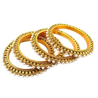 Omsar Jewelry Alloy Gold-plated Kada (Pack of 4) view 2
