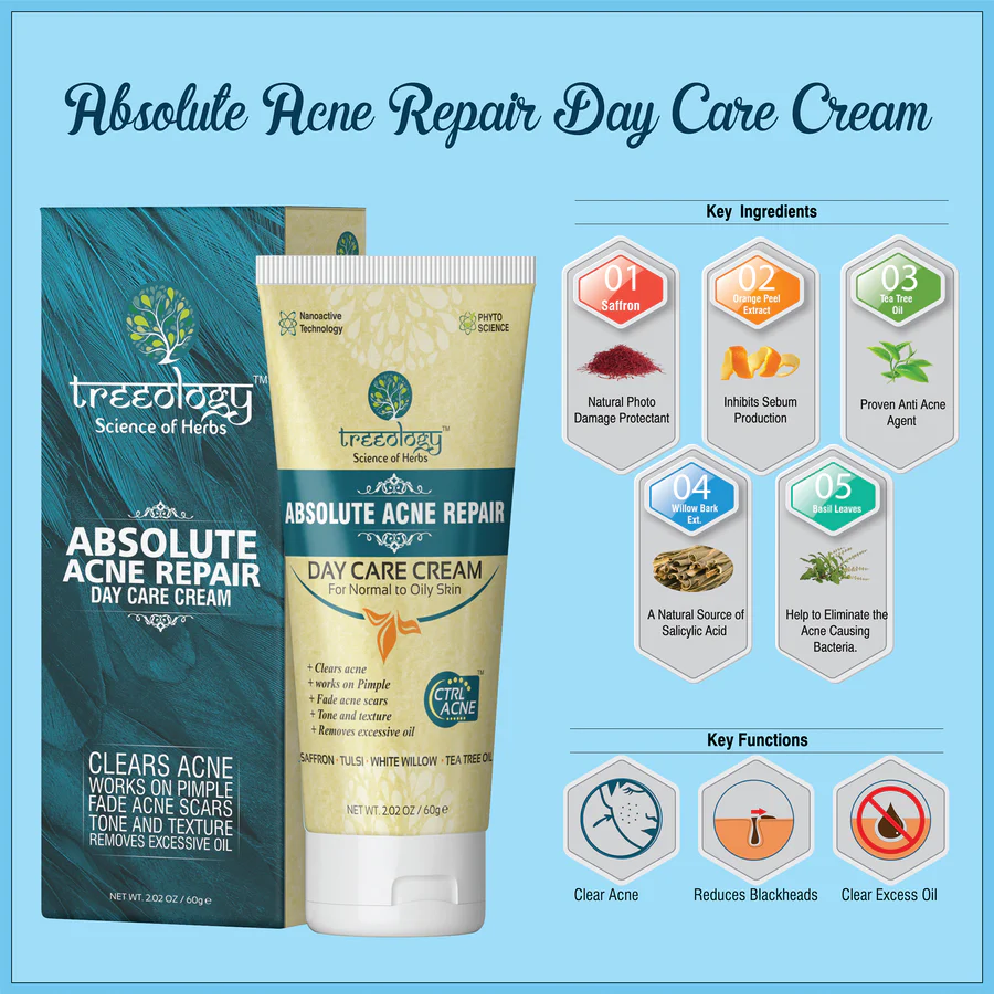 Treeology Acne Repair Day Cream for Clear and Smooth Skin view 2