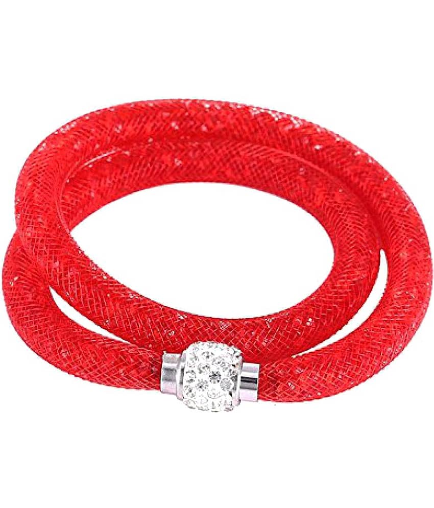 YOUBELLA Red Bracelet ( Pack of 1 ) view 2