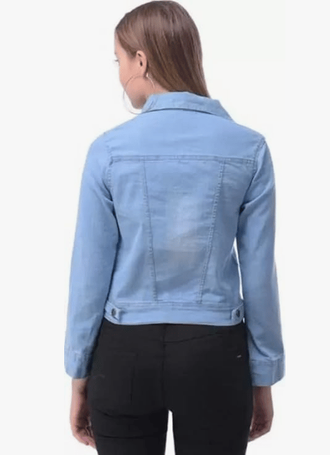 Saira Fashion Women's BLue casual Full Sleeve Denim Jackets view 2