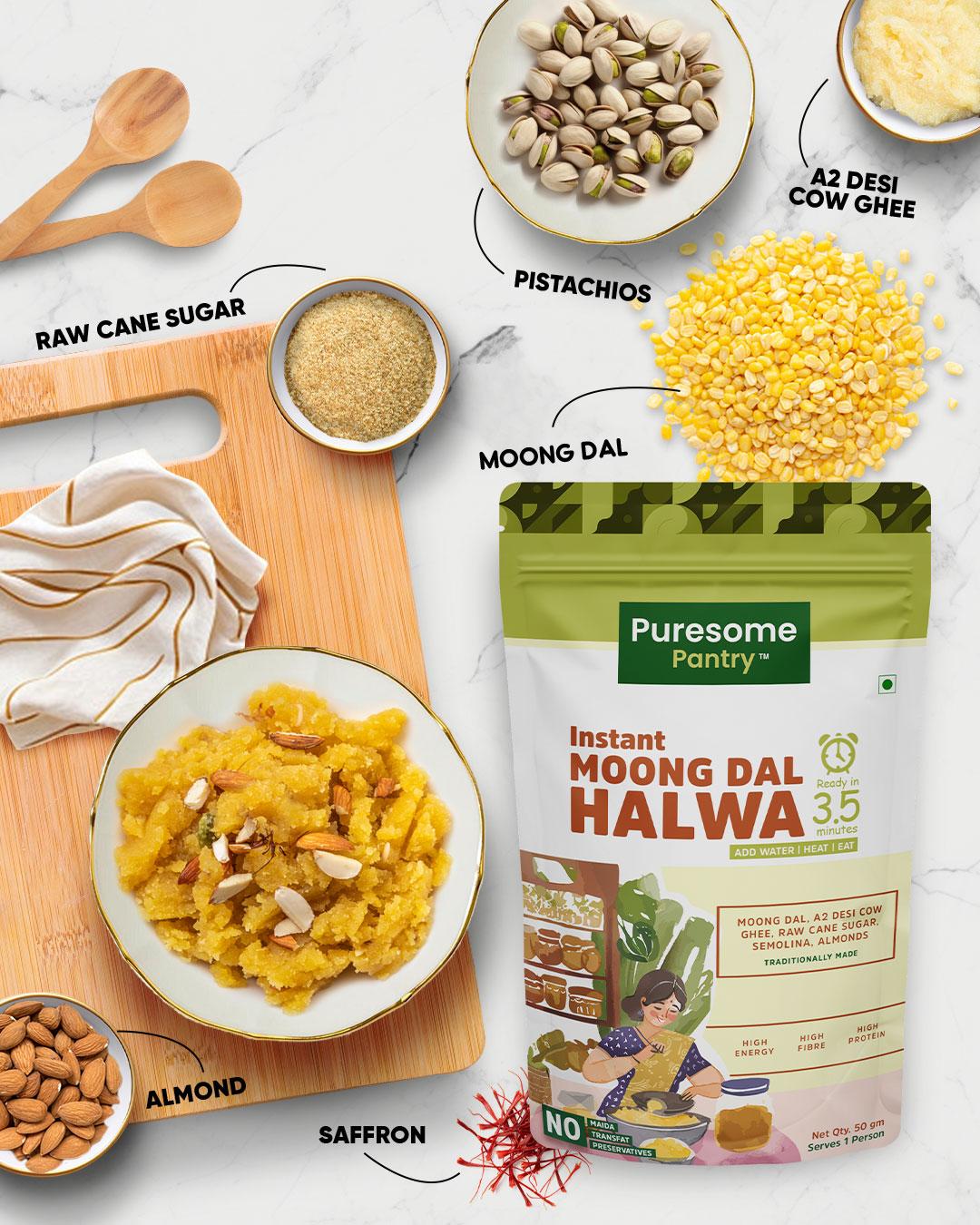 Instant Moong Dal Halwa view 2