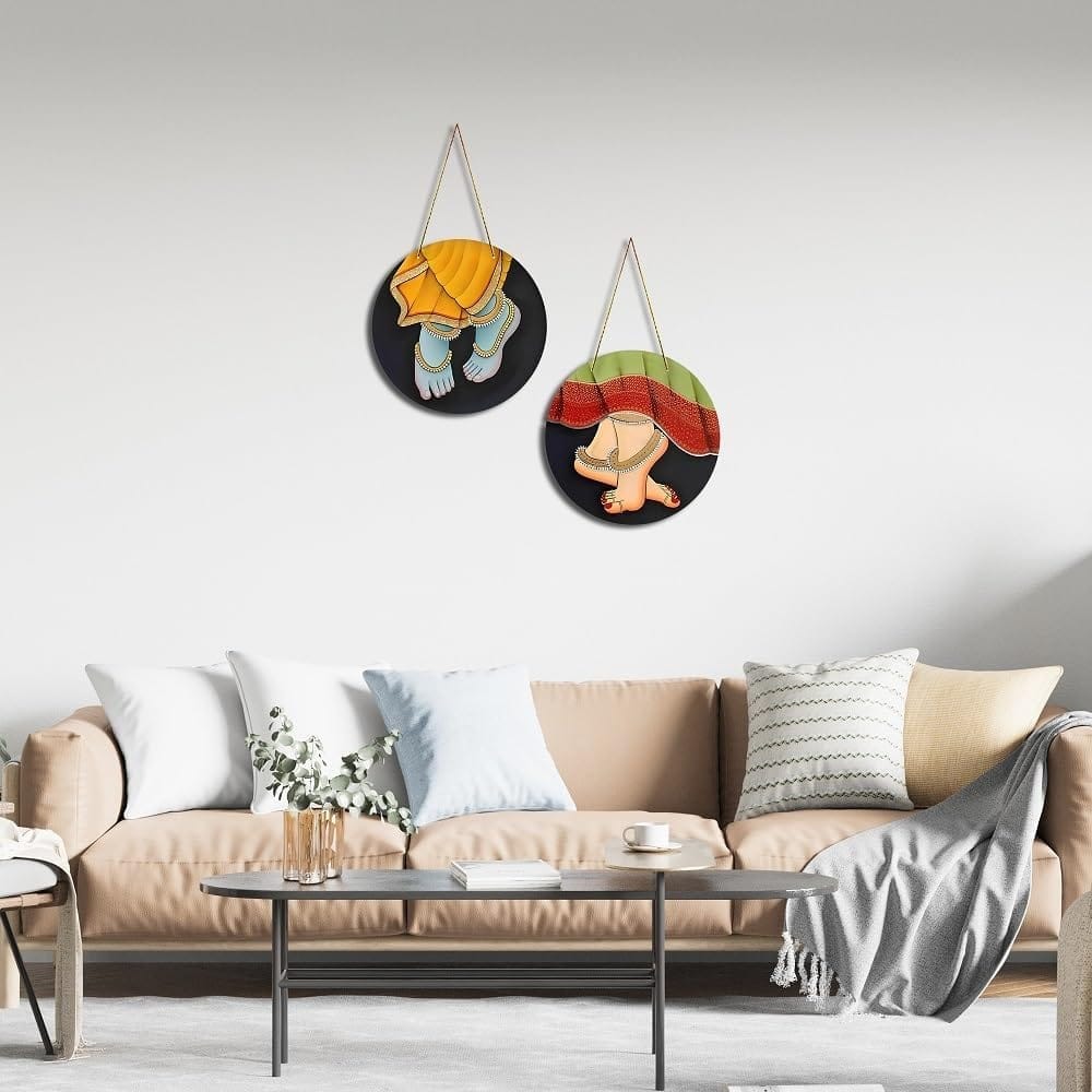 Wall Hangings for Home Decoration Items for Living Room Decor Welcome Home Wall Hanging for Home Office Decoration Handmade Craft Decorative Wall Art (WH1911) view 2