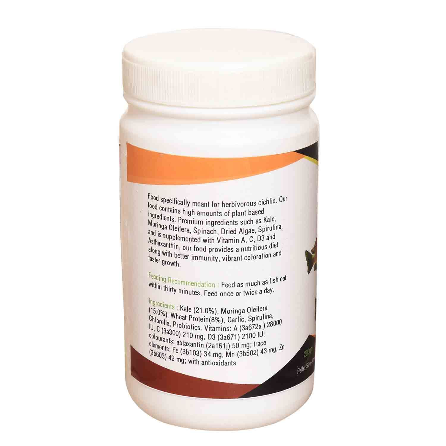 Teraa Hara Cichlid Food (Medium), 200 gm view 2