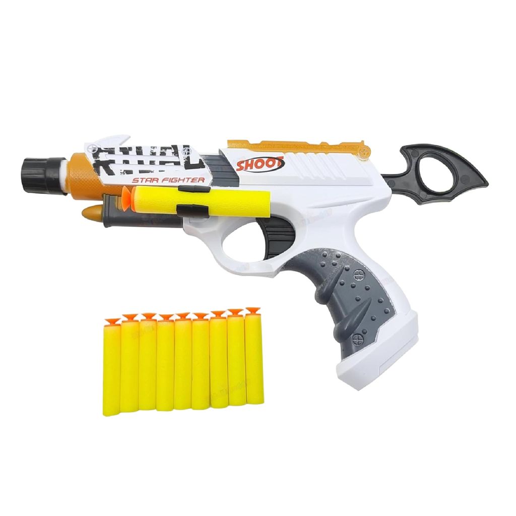 KTRS Enterprise Strike Manual Soft Bullet Gun Realistic Dart Game Safe 11 Foam Bulletss view 2