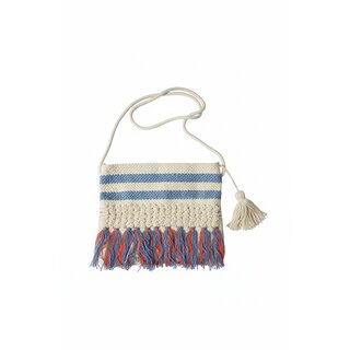 Boho Stripe Fringe Sling Bag view 2