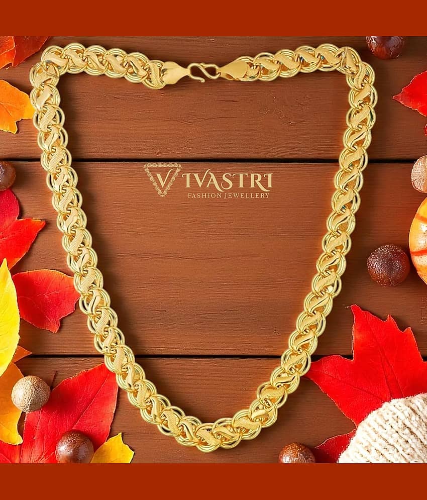 VIVASTRI Gold Plated Alloy Chain ( Pack of 1 ) view 2