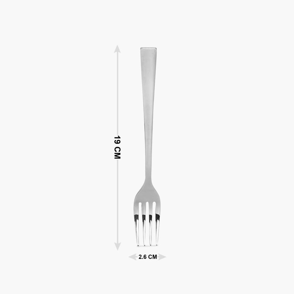 Montavo by FnS Passion Real Gold Plated Stainless Steel Dinner Forks (Set of 6) view 2