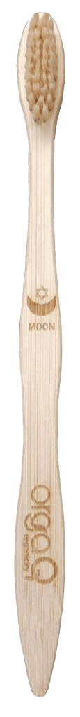 Orgaq Organicky Natural Bamboo ToothBrush With Castor Bean Bristle for Oral Care| Eco Friendly view 2
