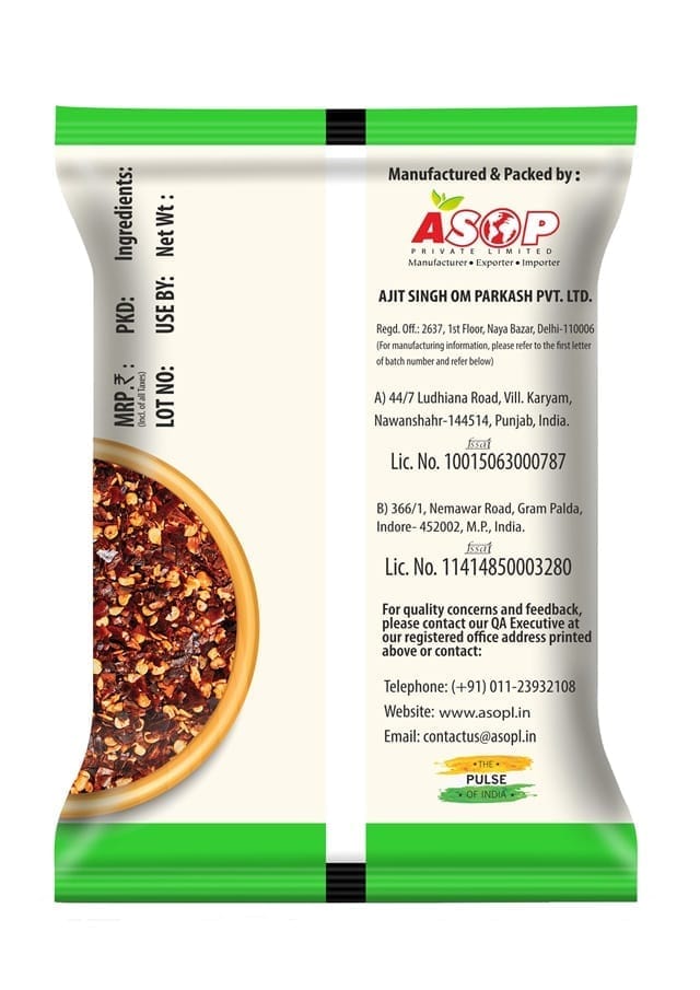 Aplus Red Chilli Flakes (Pizza Cut) 100g(pouch) view 2