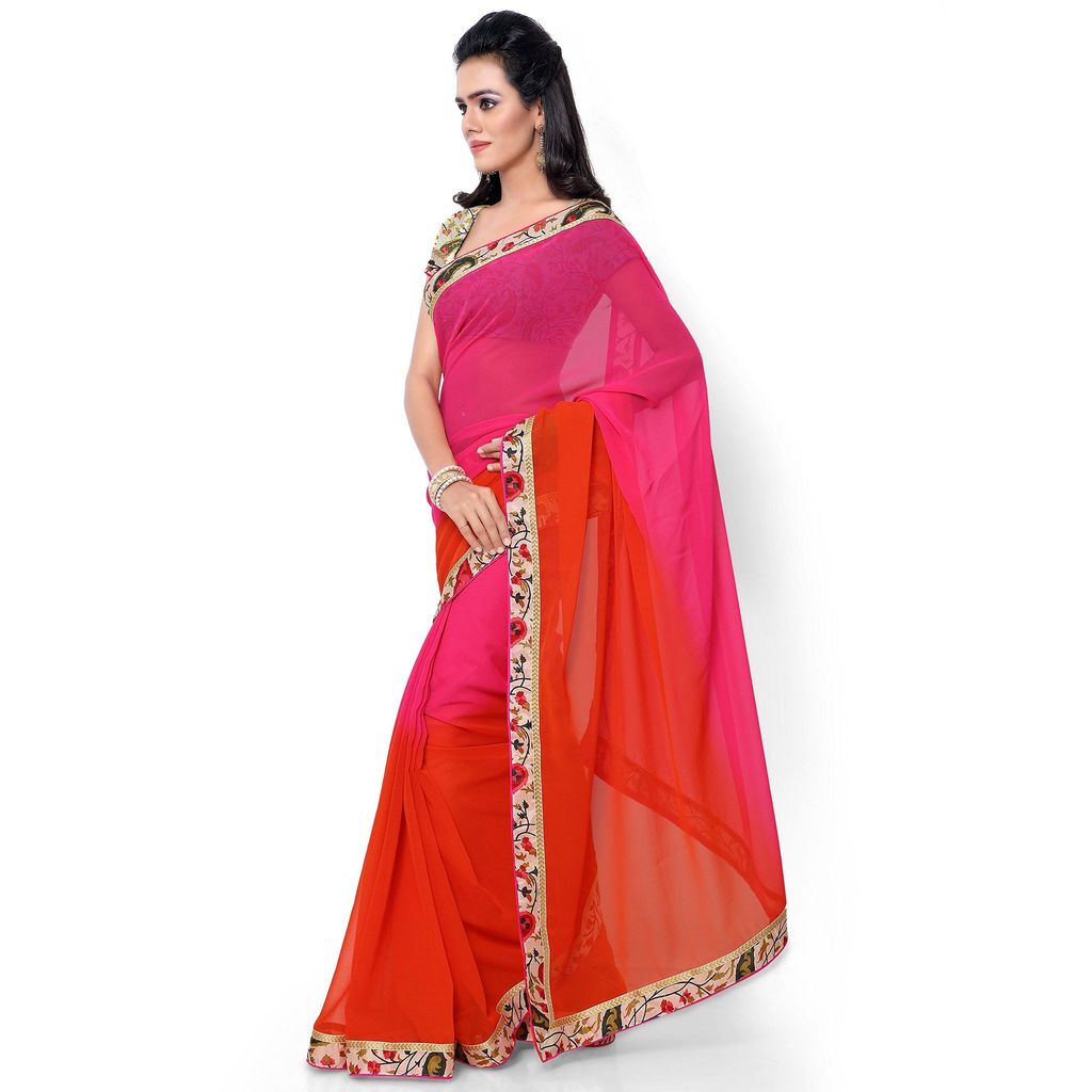 Florence Saree with Blouse Piece view 2