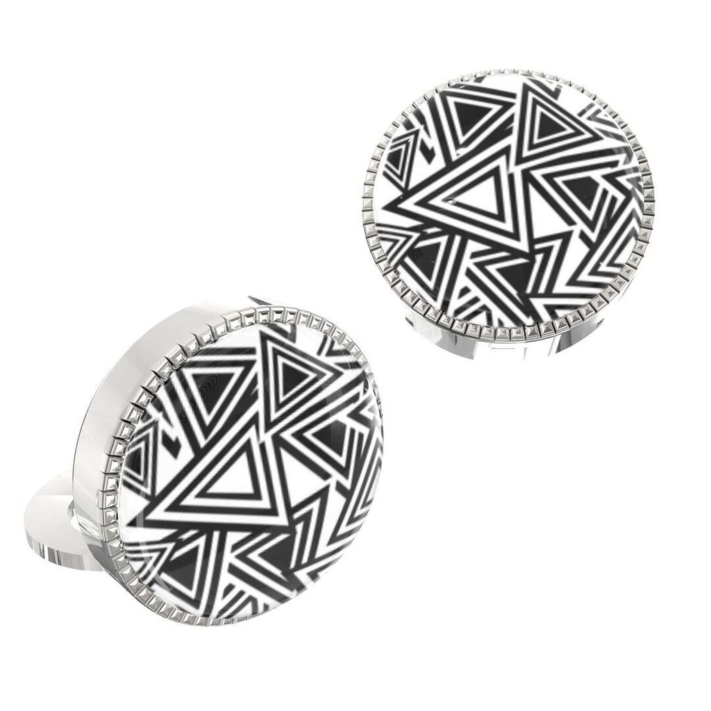 The Smart Buttons - Shirt Button Cover Cufflinks for Men - Glow In The Dark Design Pattern view 2