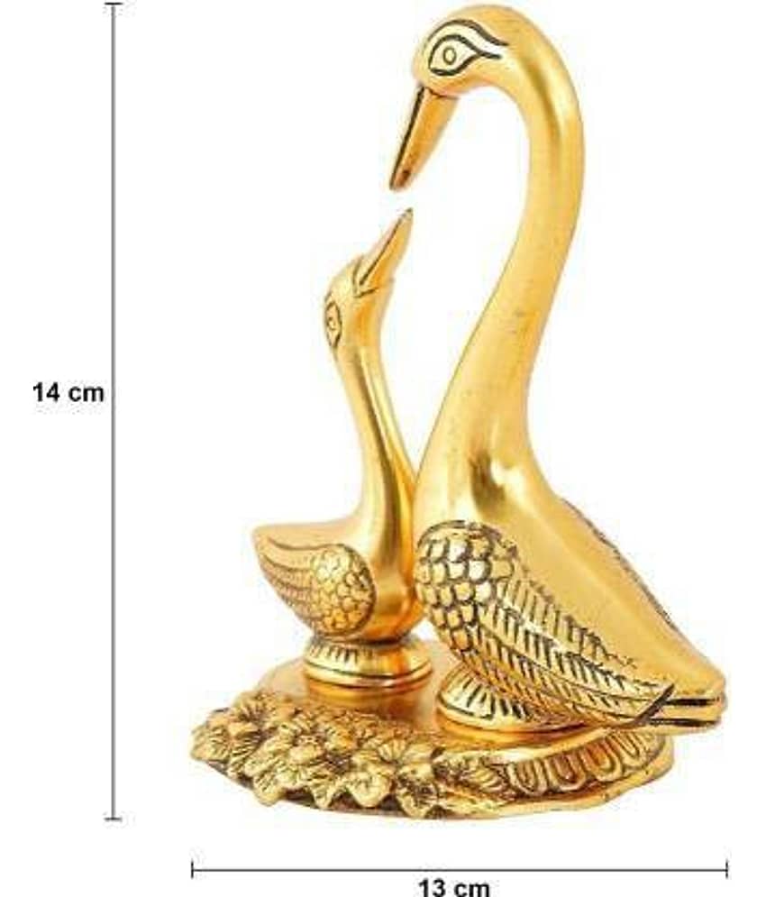 Fashion Bizz Swan Pair /Plate Swan Pair Decorative Showpiece view 2