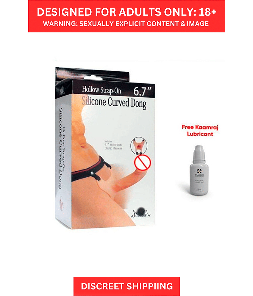 Body Safe Silicon Wearable Dildo For Men Sex Toy For Men And Couples By Naughty Nights + Free Kaamraj Lubricant