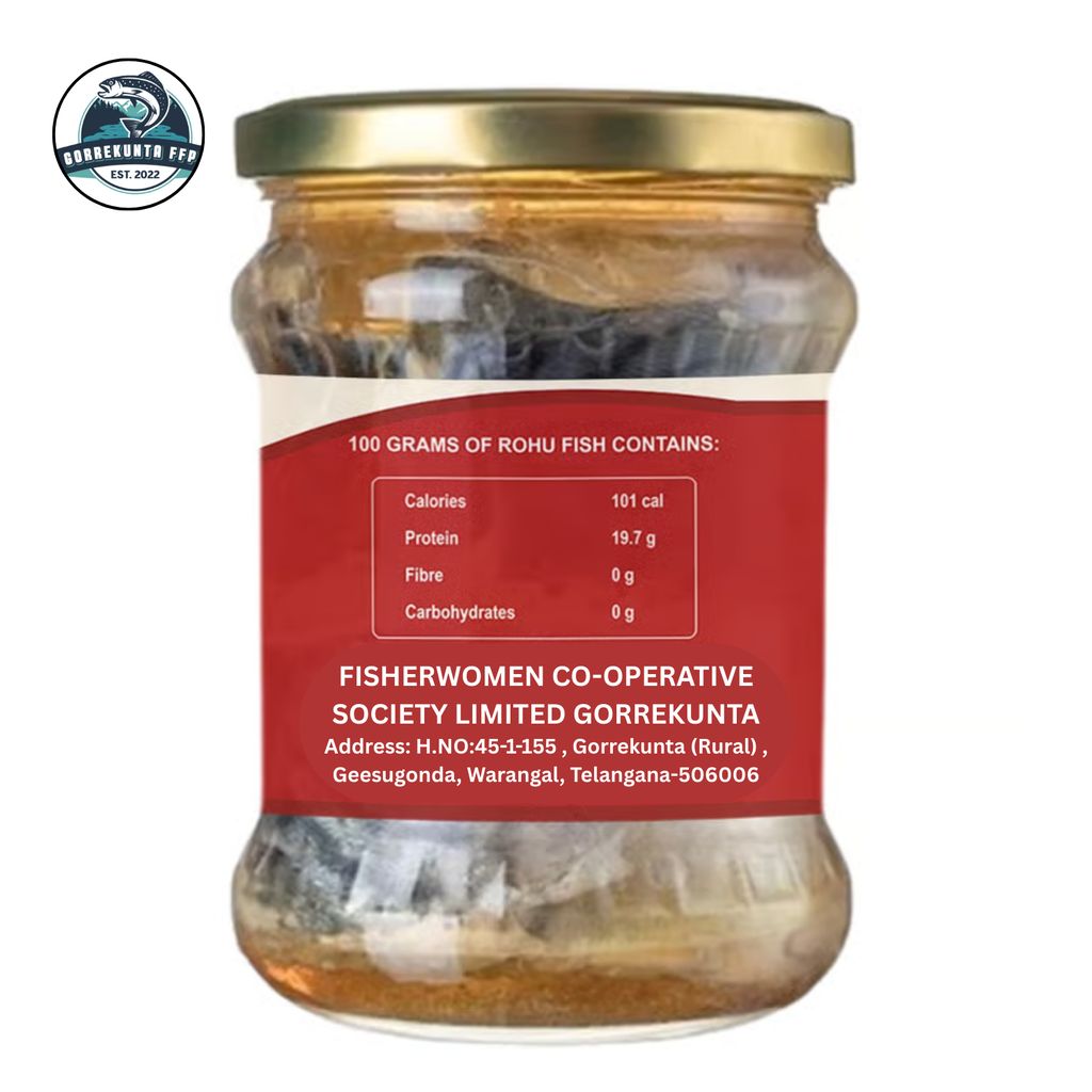 GORREKUNTA FFPO Rohu Fish Pickle - Authentic Indian Fish Delicacy view 2