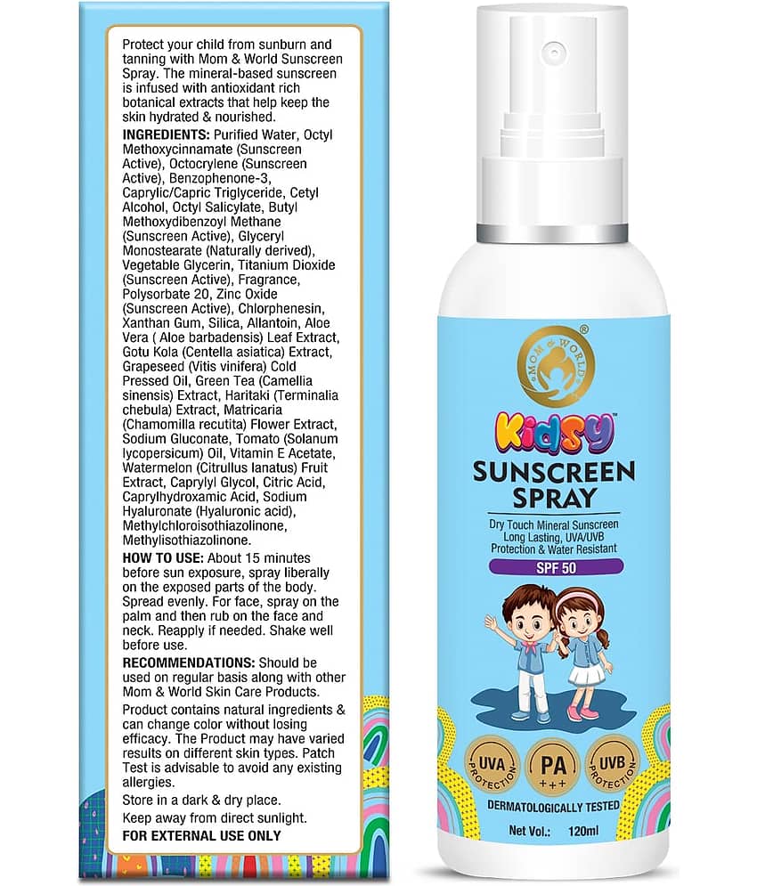 Mom & World Sunscreen Cream For All Skin Type ( Pack of 1 ) view 2