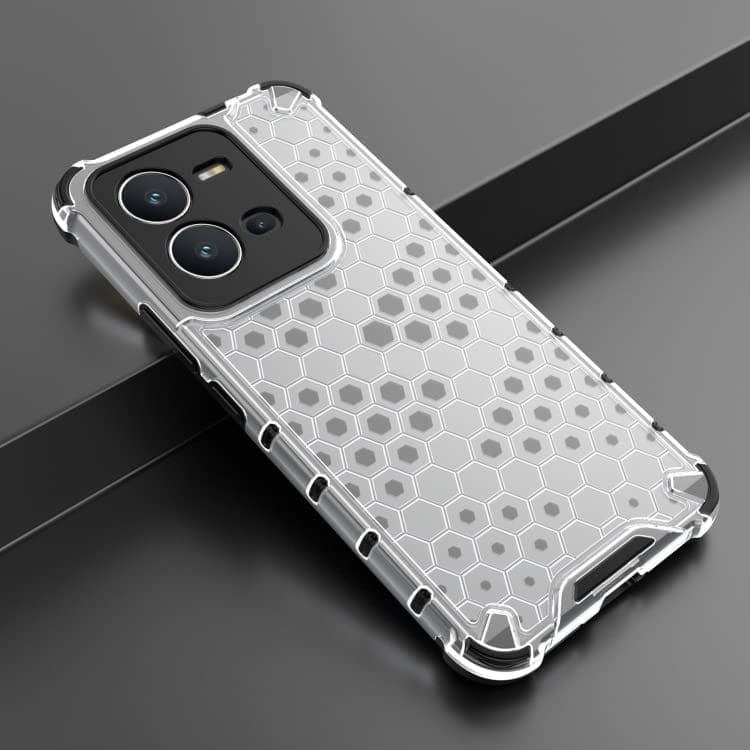 Faircost for Vivo V25 5G Hybrid Shockproof Back Cover Hard Outside Soft Inside- (Polycabonate::Transparent) view 2