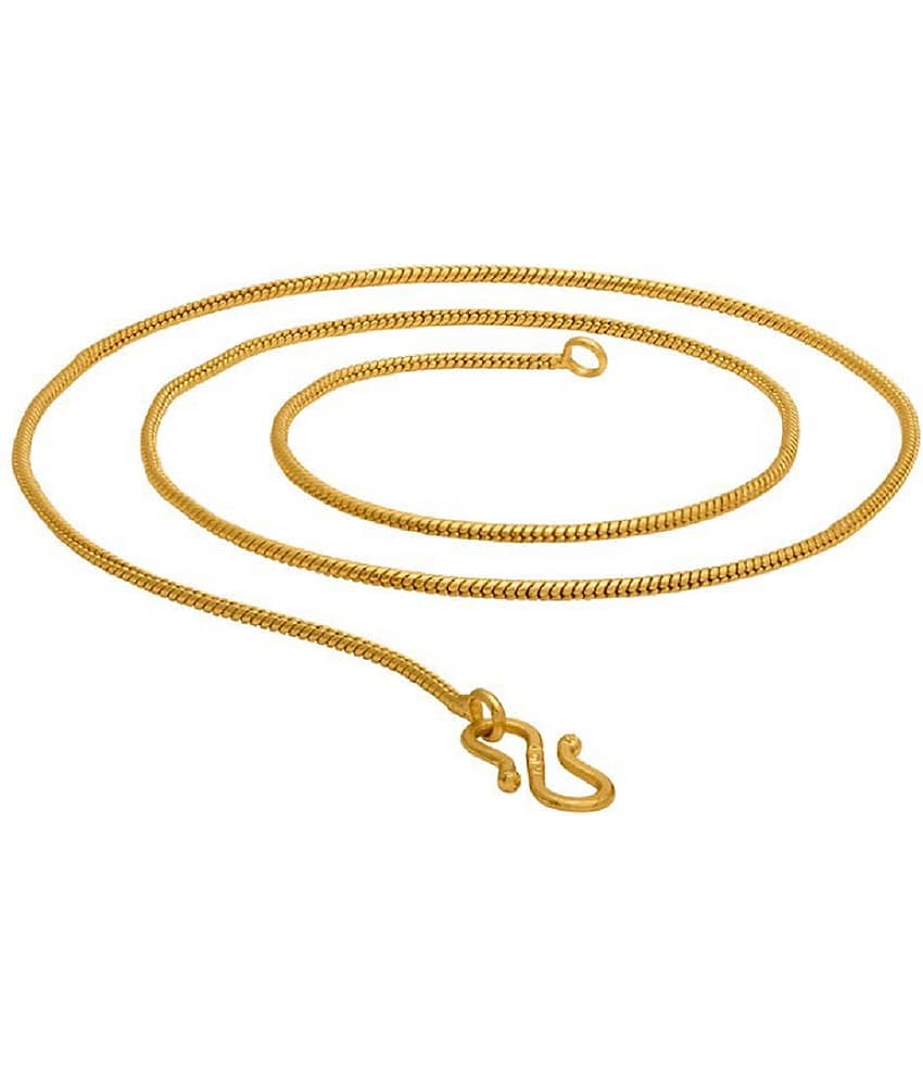 KRIMO Gold Plated Brass Chain ( Pack of 1 ) view 2