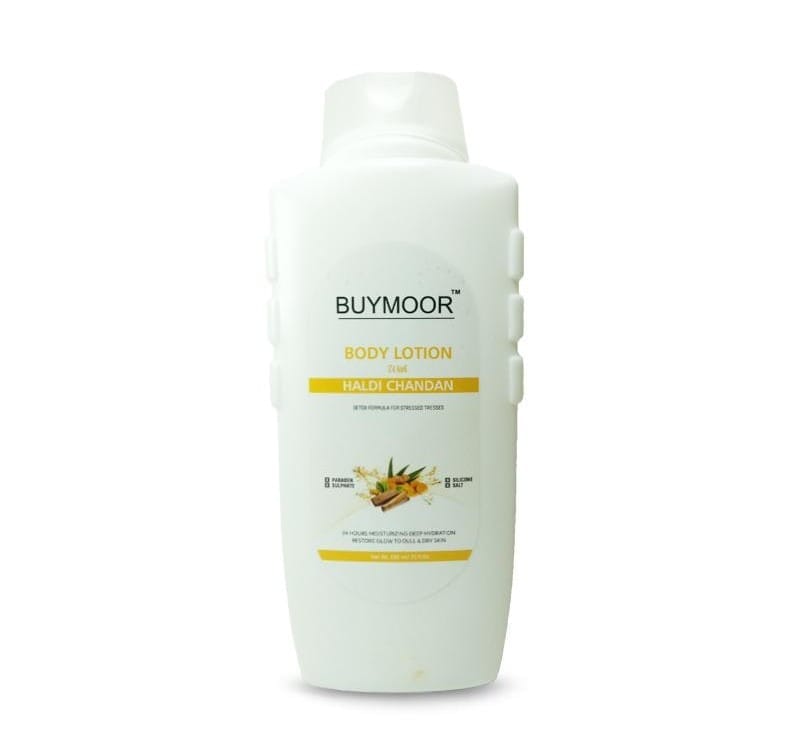BUYMOOR Haldi Chandan Deep Nourishing Skin Brightening Body Lotion Men & Women 650 ML. view 2
