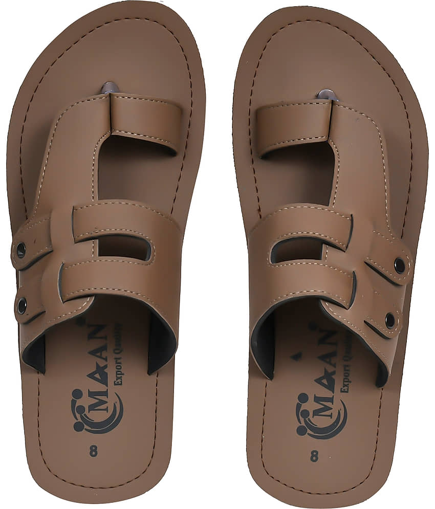 MAAN Tobacco Men's Thong Flip Flop view 2