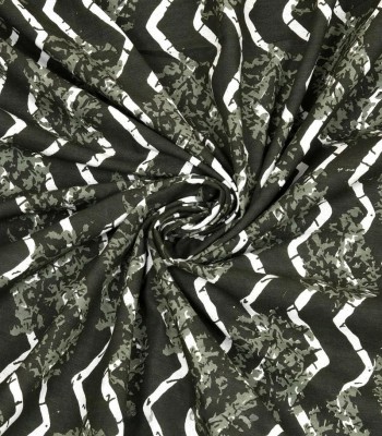 Traditional Sanganeri Zigzag Design Cotton Bed Sheet view 2