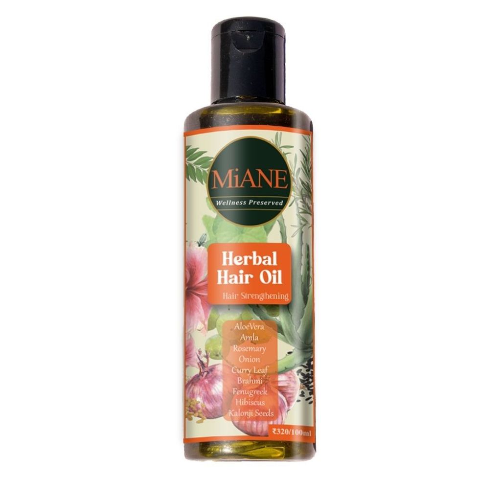 Herbal hair oil view 2
